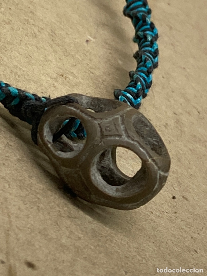 Arte: Colgante de piedra tallada con macram&eacute; - Foto 4