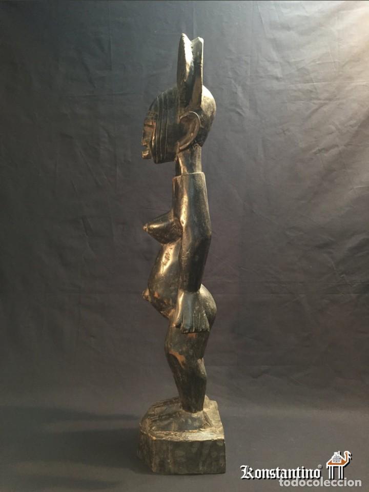 Arte: MAGN&Iuml;FICA FIGURA GURUNSI EN MADERA - Foto 2