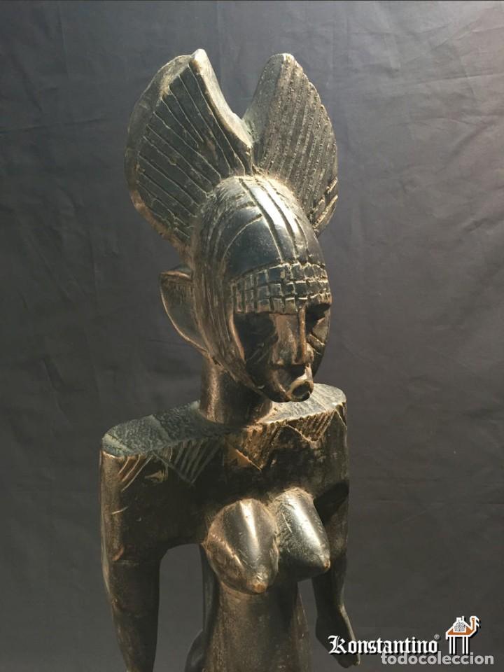 Arte: MAGN&Iuml;FICA FIGURA GURUNSI EN MADERA - Foto 4