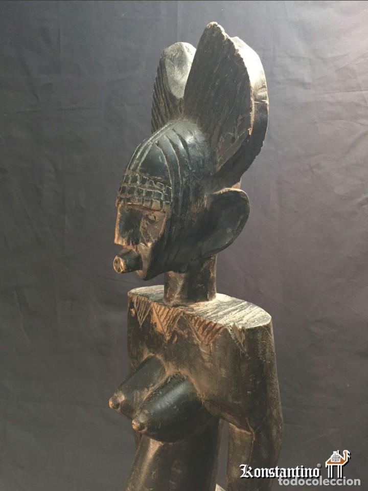Arte: MAGN&Iuml;FICA FIGURA GURUNSI EN MADERA - Foto 5