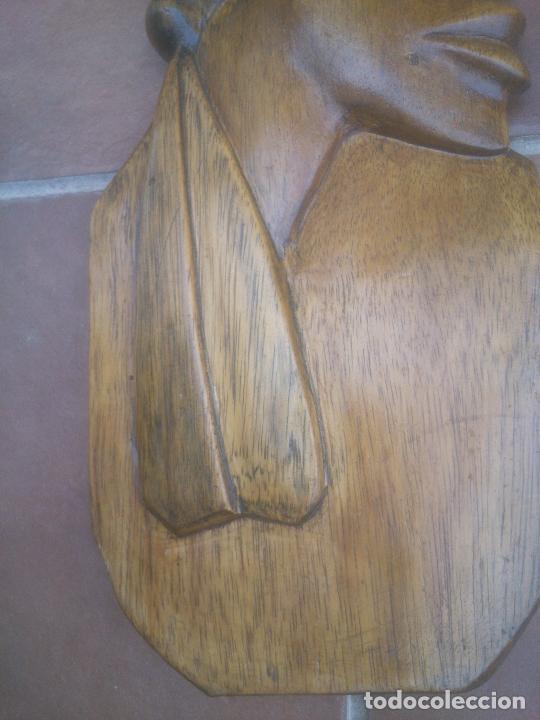 Arte: TALLA ROSTRO INDIGENA AFRICANO - Foto 3