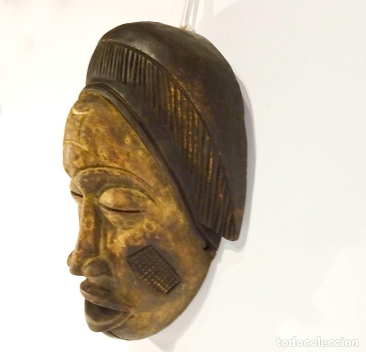 Arte: M&Aacute;SCARA AFRICANA CHOKWE CONGO - Foto 2