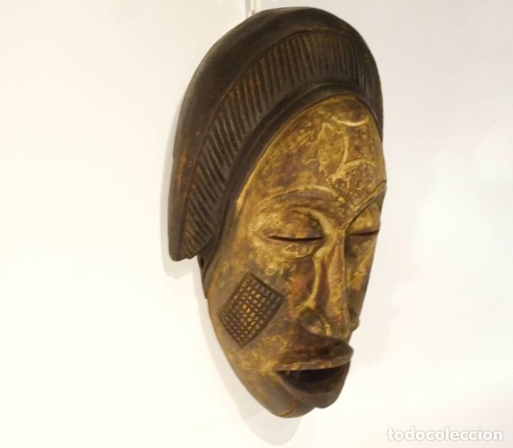 Arte: M&Aacute;SCARA AFRICANA CHOKWE CONGO - Foto 3