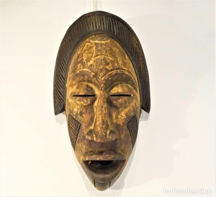 Arte: M&Aacute;SCARA AFRICANA CHOKWE CONGO - Foto 1
