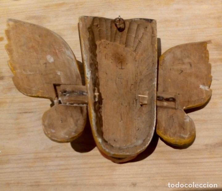 Arte: M&aacute;scara tallada en madera - Foto 3