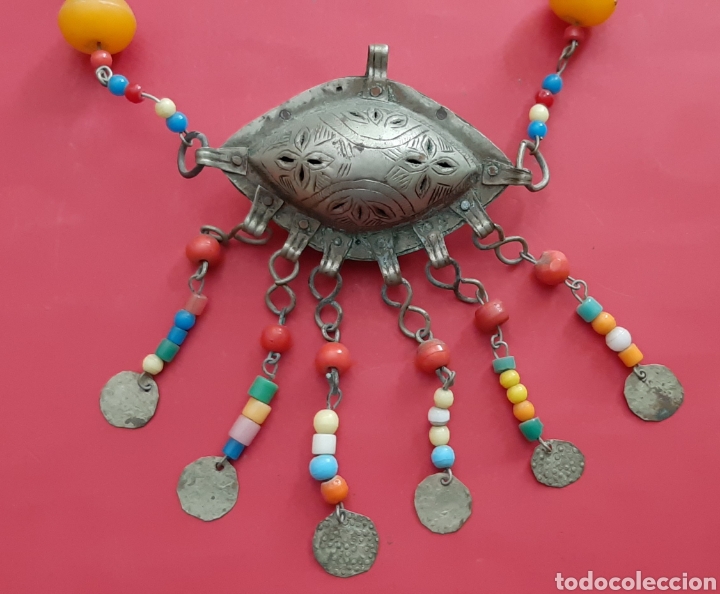Arte: ANTIGUO COLLAR &Eacute;TNICO AFRICANO. - Foto 2