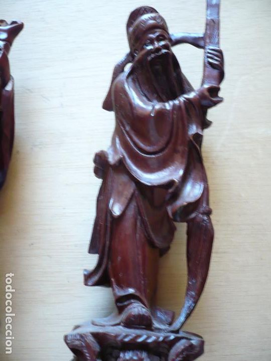 Arte: Tallas Chinas en madera. - Foto 3