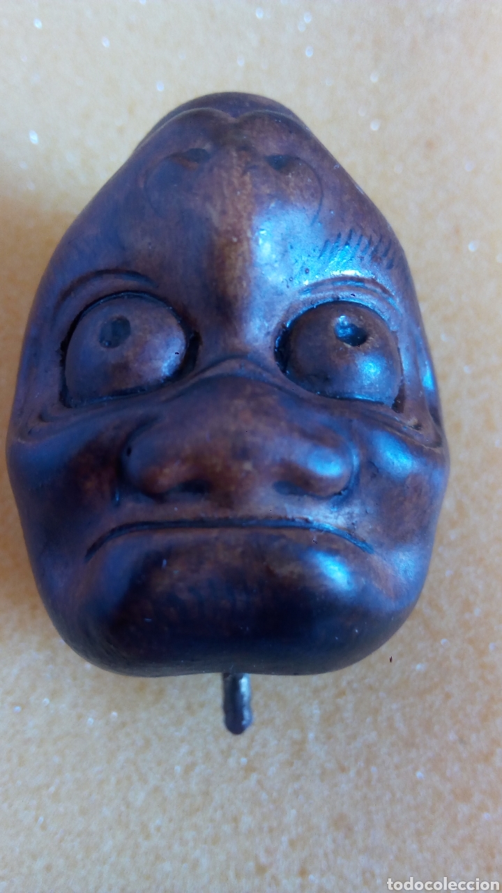 Arte: Netsuke mono - saru beshimi (doble cara de demon) - Foto 1