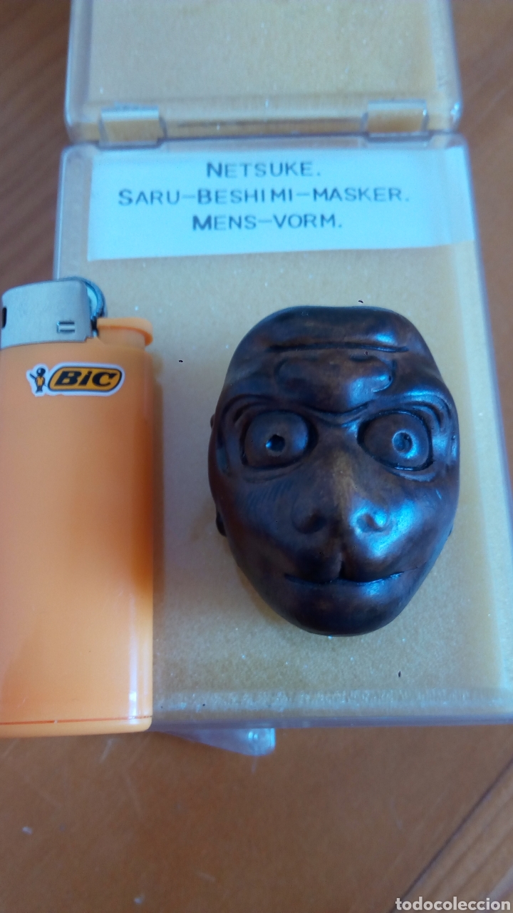 Arte: Netsuke mono - saru beshimi (doble cara de demon) - Foto 2
