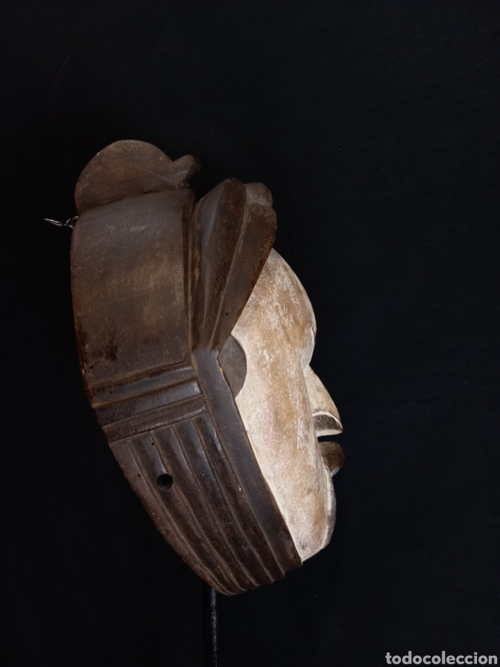 Arte: M&aacute;scara africana madera - Foto 3