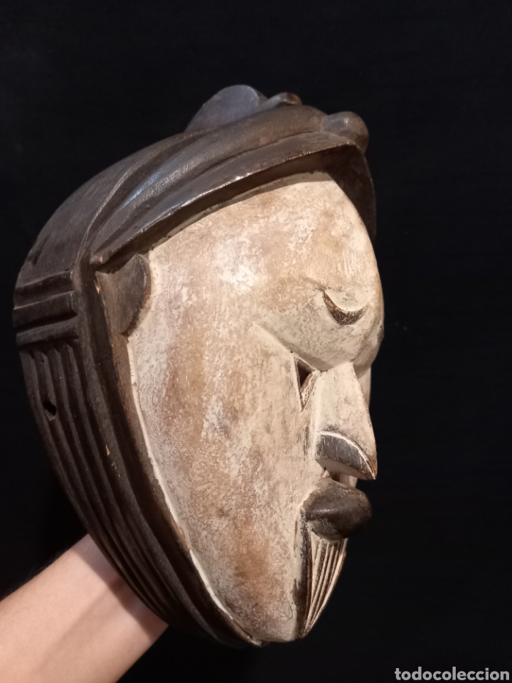 Arte: M&aacute;scara africana madera - Foto 4