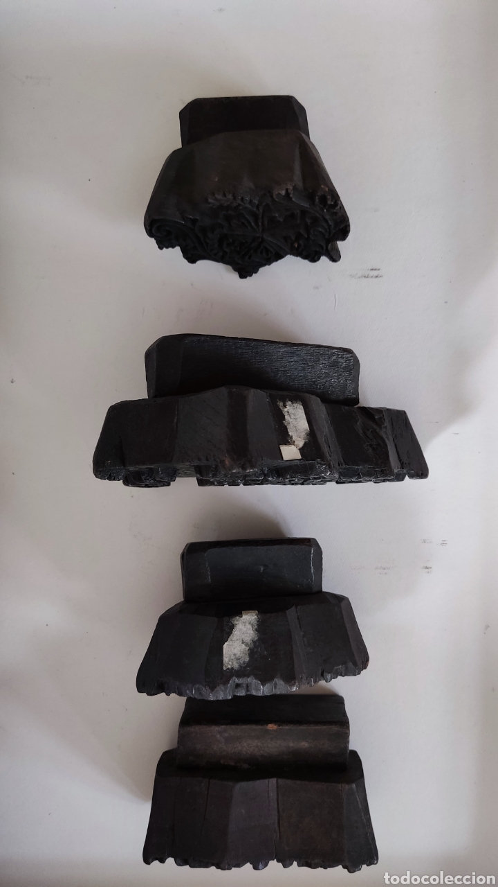 Arte: Sellos antiguos de batik de madera - Foto 3