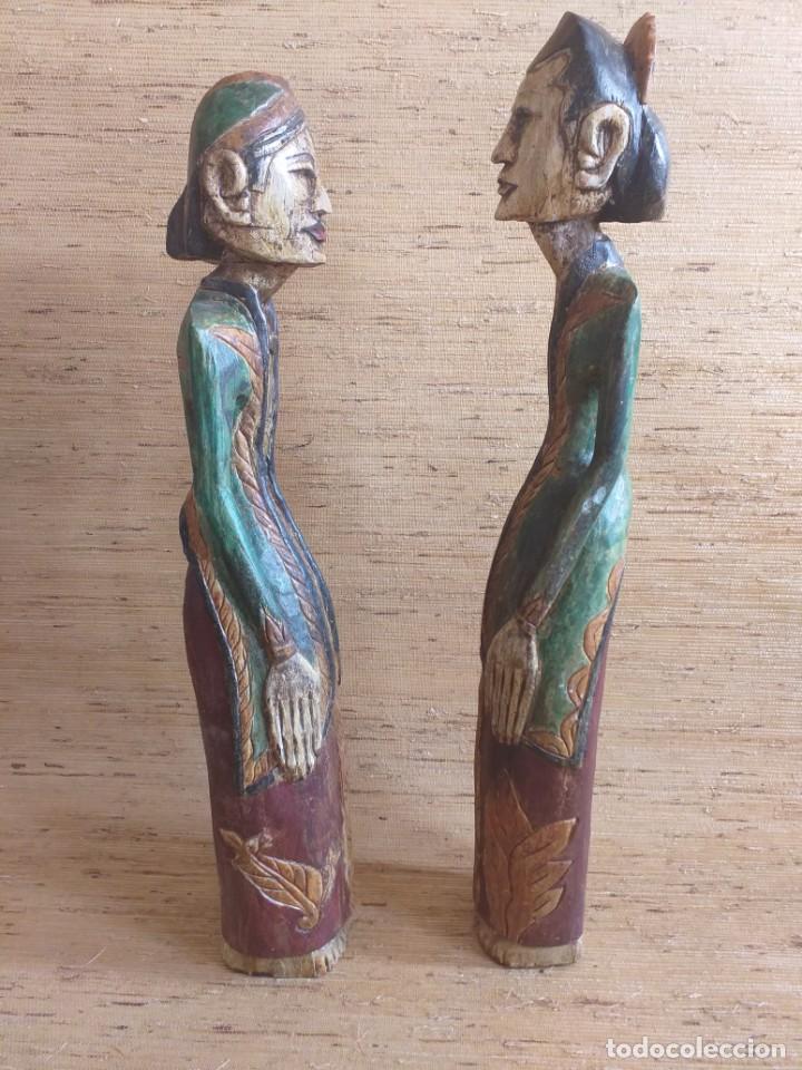 Arte: PAREJA LORO BLONYO (ISLA DE JAVA) - Foto 2