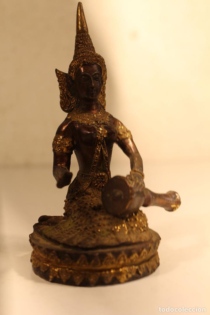 Arte: Estatua de Bronce tocando tambor de tailand&eacute;s - Foto 3