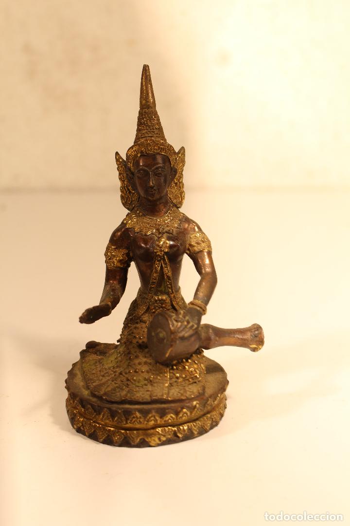Arte: Estatua de Bronce tocando tambor de tailand&eacute;s - Foto 1