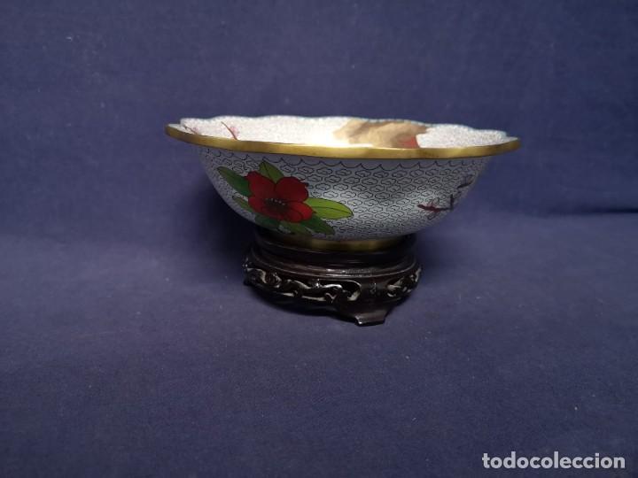 Arte: CENTRO CHINO EN CLOISONNE - Foto 6