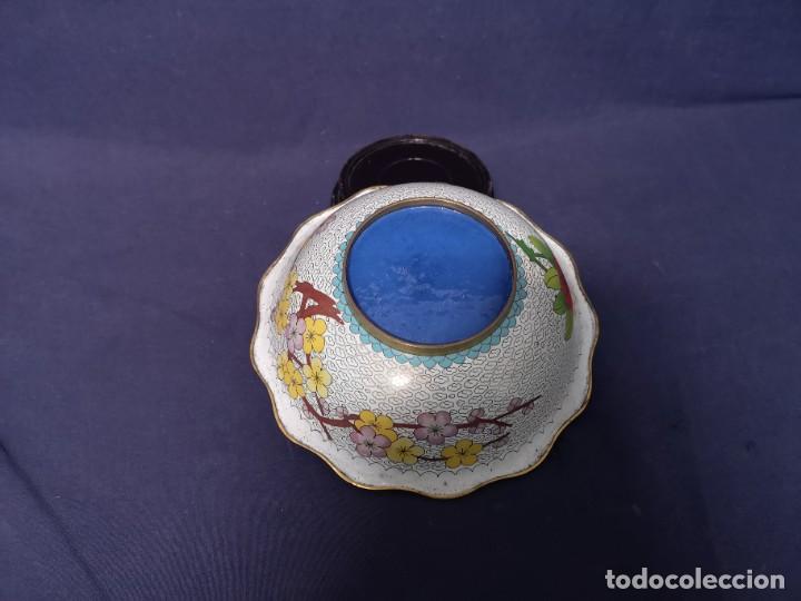 Arte: CENTRO CHINO EN CLOISONNE - Foto 7