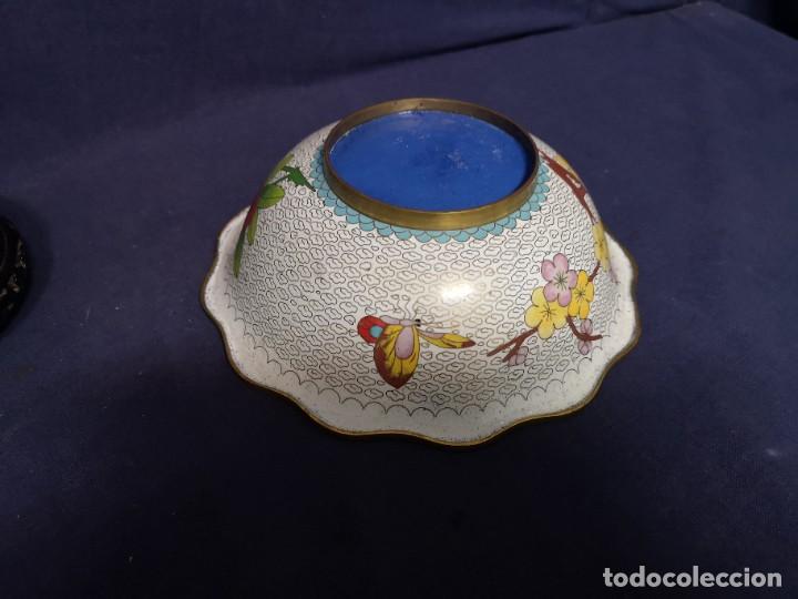 Arte: CENTRO CHINO EN CLOISONNE - Foto 8