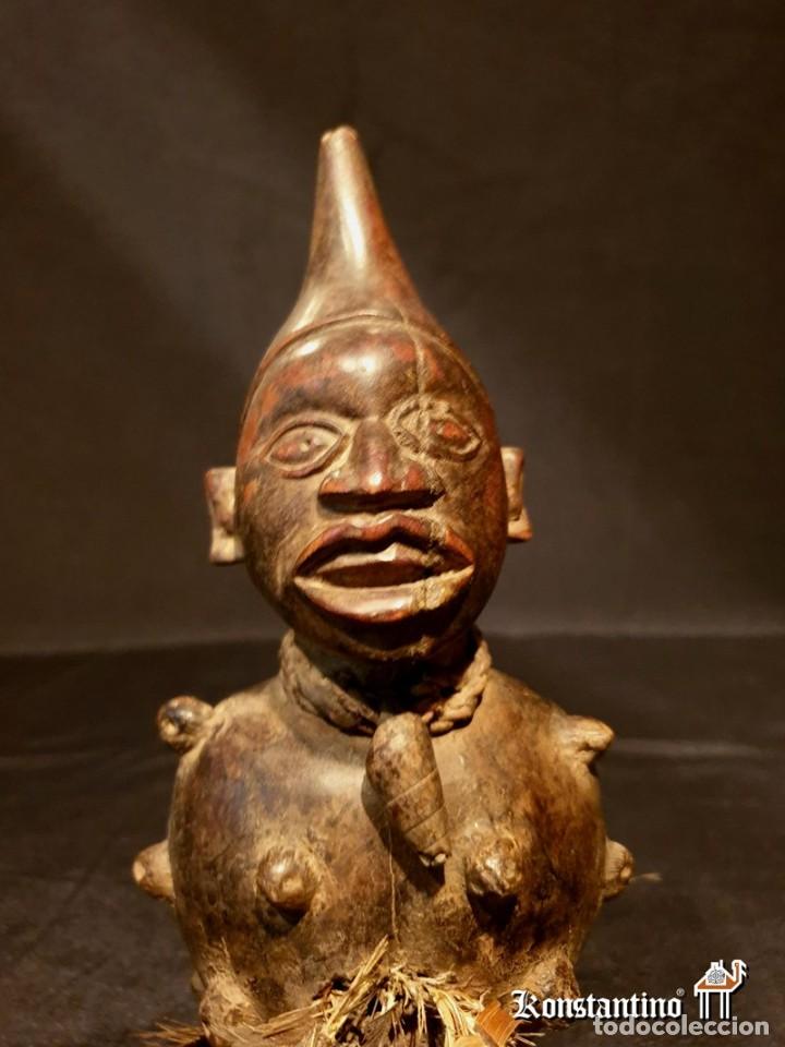 Arte: FETICHE BAKONGO ANTIGUO. 28X10 CMS - Foto 1