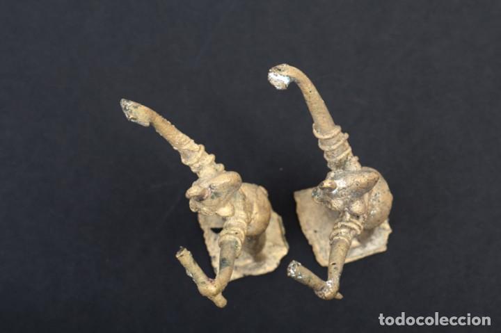 Arte: Par de figuras de lat&oacute;n Ashanti - Foto 4