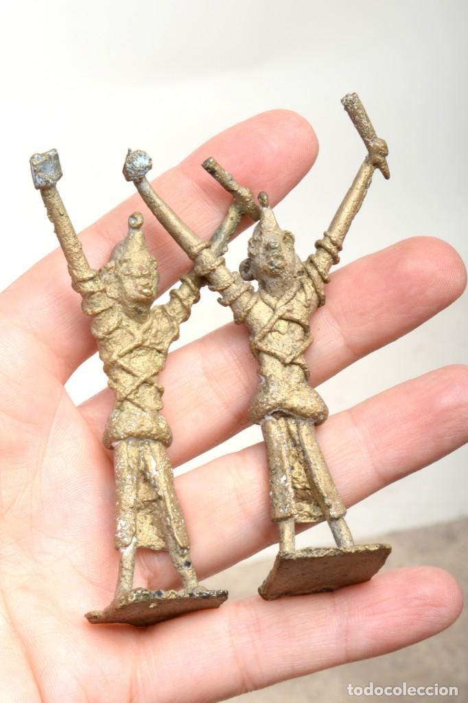 Arte: Par de figuras de lat&oacute;n Ashanti - Foto 13
