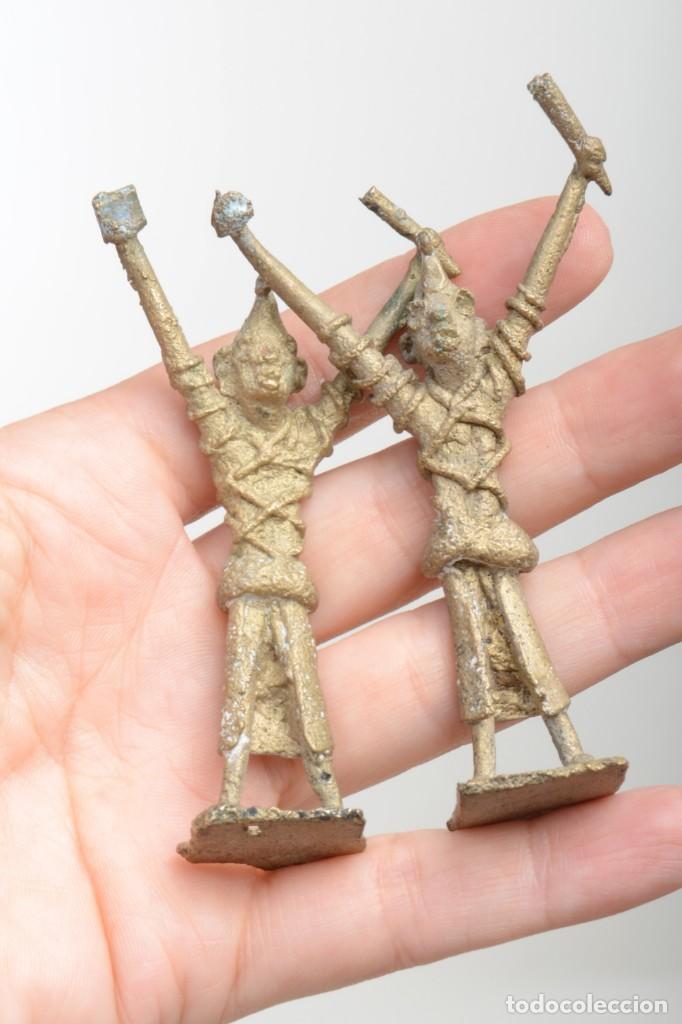 Arte: Par de figuras de lat&oacute;n Ashanti - Foto 14
