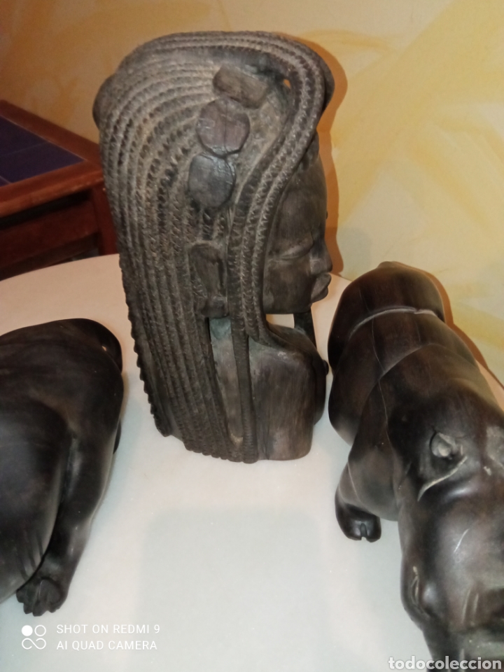 Arte: Figuras Africanas &Eacute;bano Camer&uacute;n - Foto 5