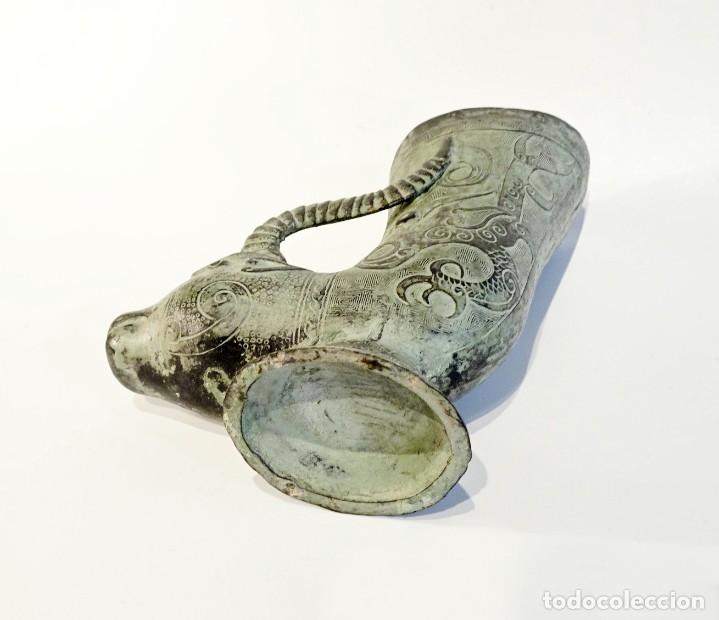 Arte: Ant&iacute;lope copa ritual china R&eacute;plica - Foto 6