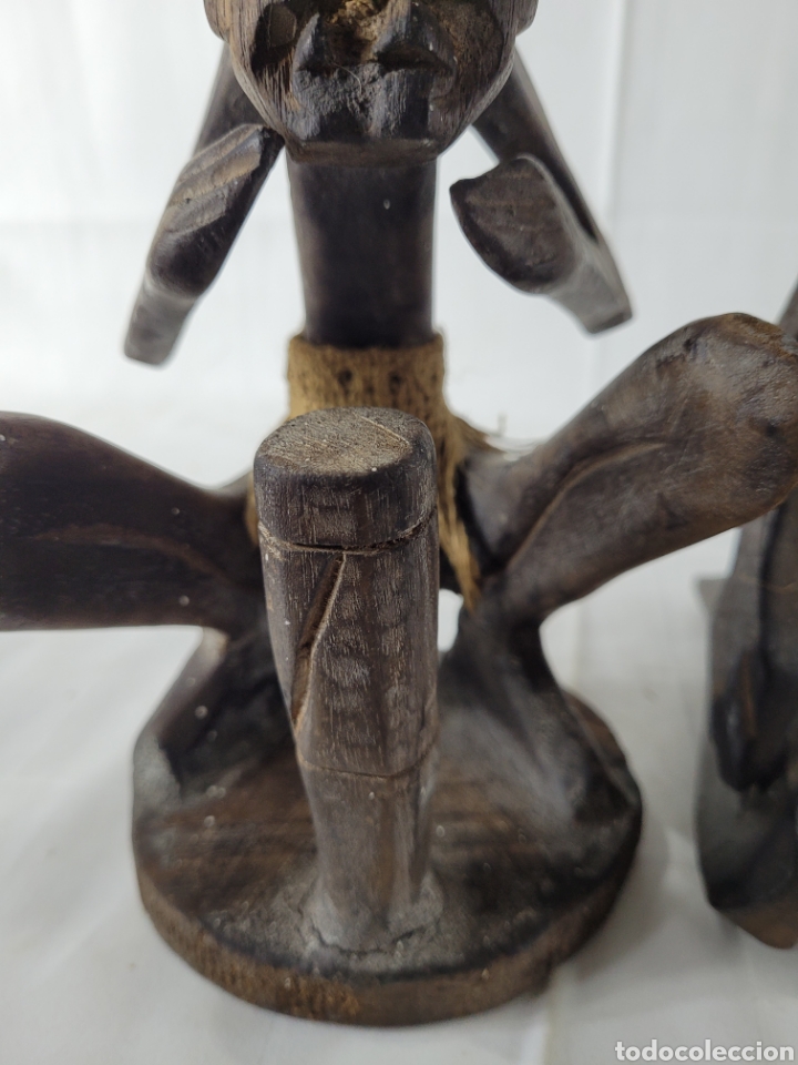 Arte: Pareja de Esculturas africanas med. S.XX - Foto 4 - 299238813