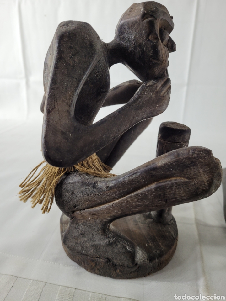Arte: Pareja de Esculturas africanas med. S.XX - Foto 6 - 299238813