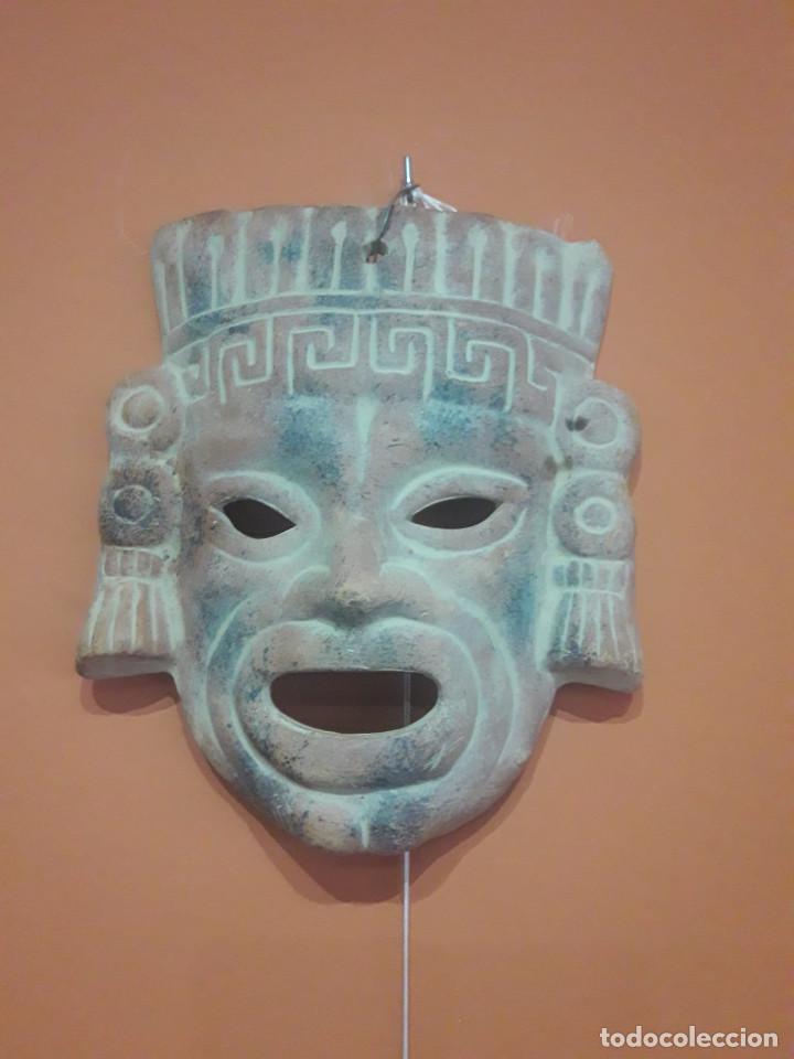 Arte: M&aacute;scara de barro. Mexico - Foto 1