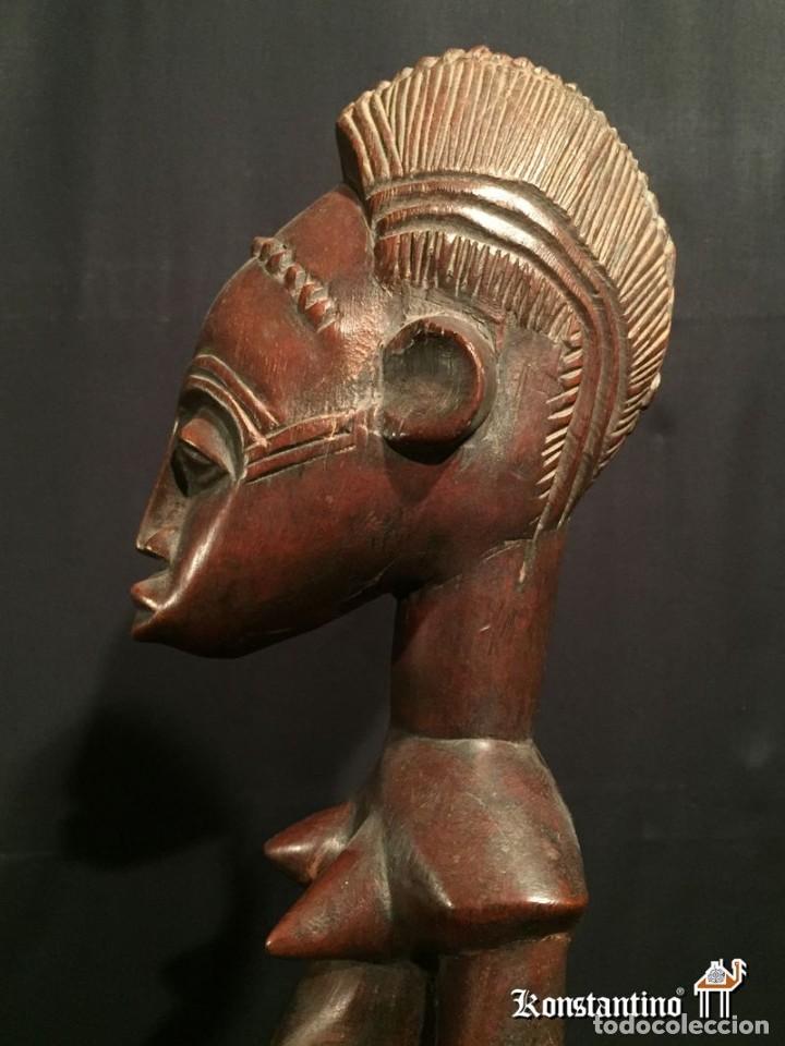 Arte: FIGURA DE HEMBRA EN MADERA 61X16 - Foto 5