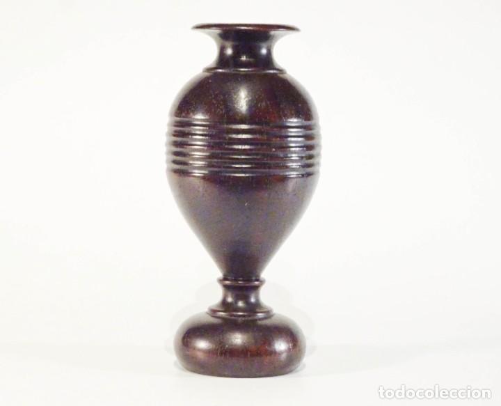 Arte: Jarr&oacute;n Miniatura Madera &Eacute;bano 14 cm - Foto 6