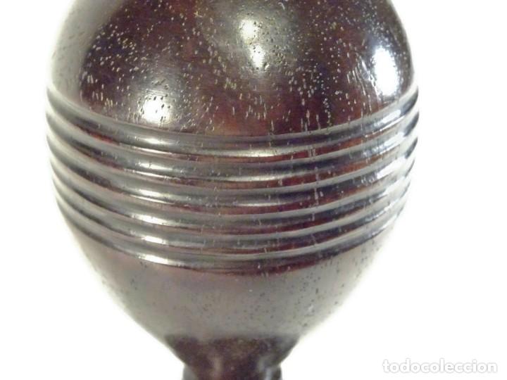 Arte: Jarr&oacute;n Miniatura Madera &Eacute;bano 14 cm - Foto 3