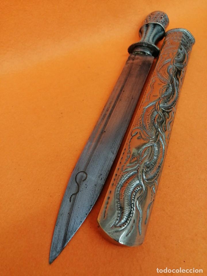 Arte: ESPADA TIBETANA CON SU FUNDA - Foto 8