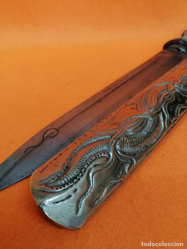 Arte: ESPADA TIBETANA CON SU FUNDA - Foto 9