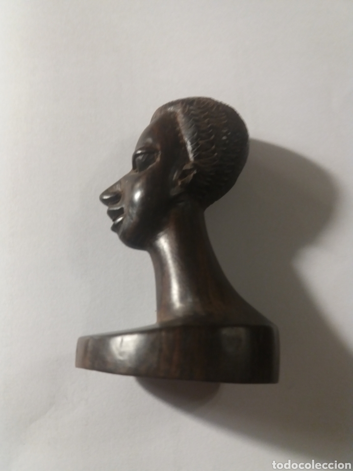 Arte: Busto africano peque&ntilde;o ( 9 cms) - Foto 1