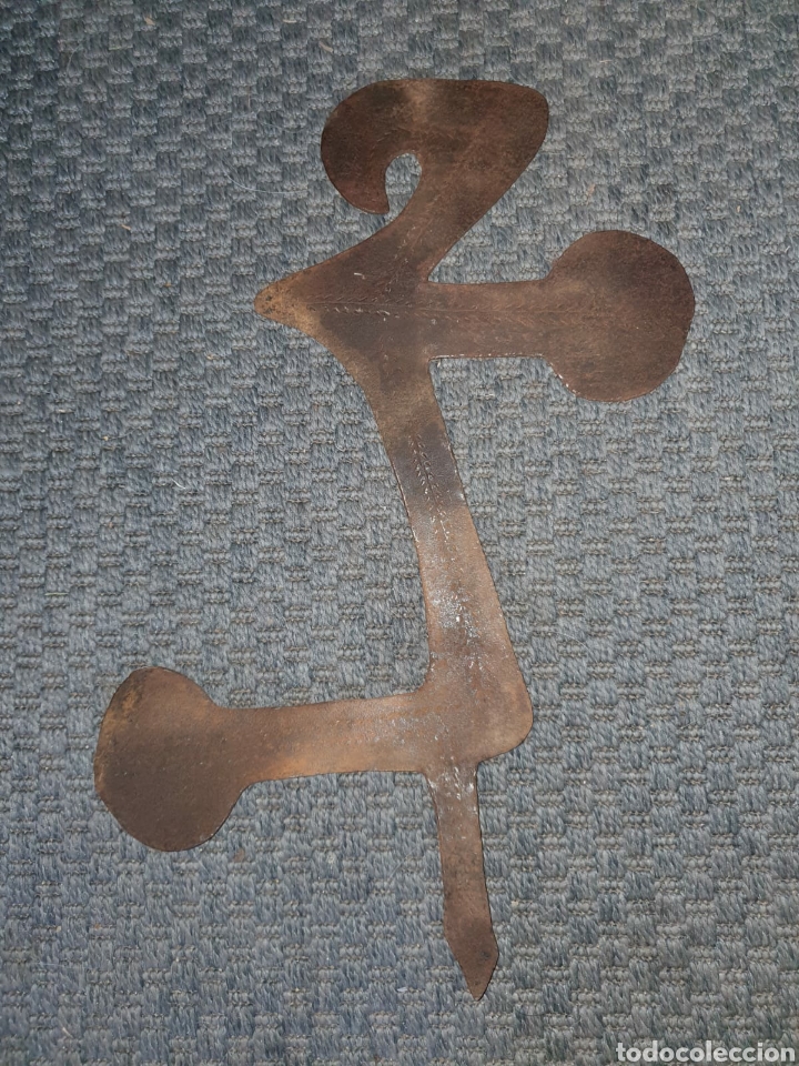 Arte: Cuchillo de lanzar ceremonial Moneda &rdquo;Ha&rdquo;. - Foto 2