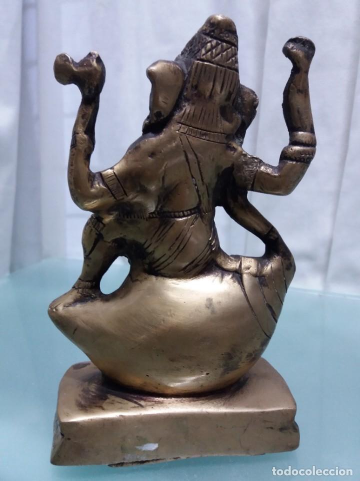 Arte: GANESHA SENTADA BRONCE NUEVA - Foto 2