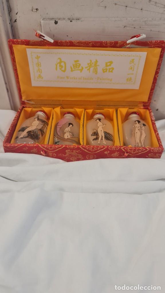 Arte: Juego Botellas Snuff Chinas - Foto 1