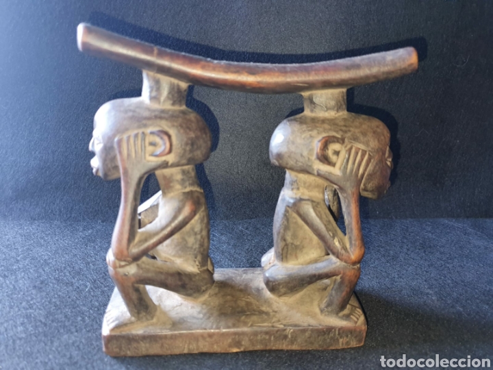 Arte: Reposa cabezas Luba (Congo) - Foto 1