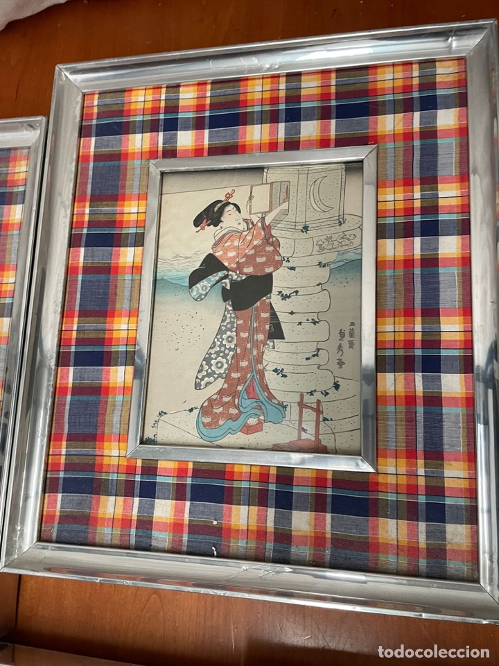 Arte: Lote de cuadros japoneses - Foto 3