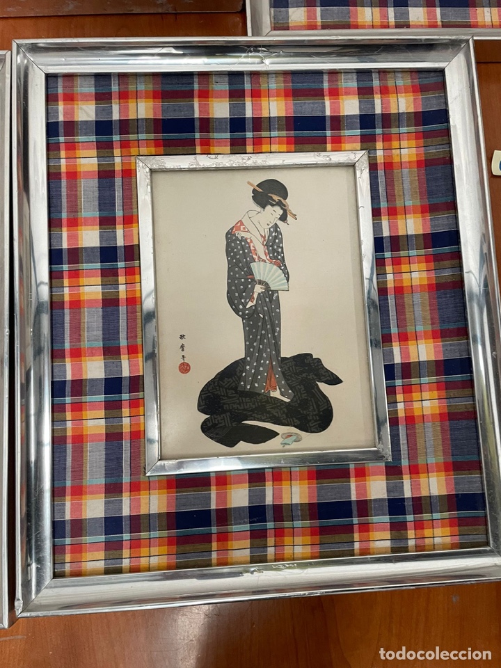 Arte: Lote de cuadros japoneses - Foto 6
