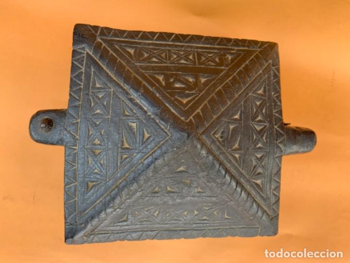Arte: Bindi box ( caja de bindi ) hind&uacute;. Madera. - Foto 7