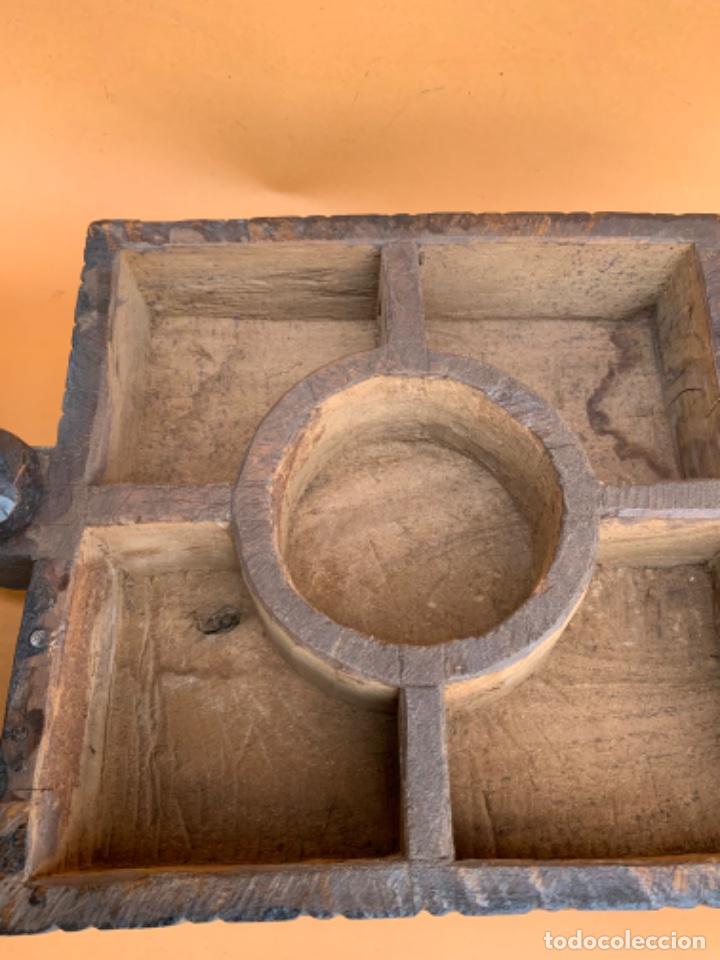 Arte: Bindi box ( caja de bindi ) hind&uacute;. Madera. - Foto 14
