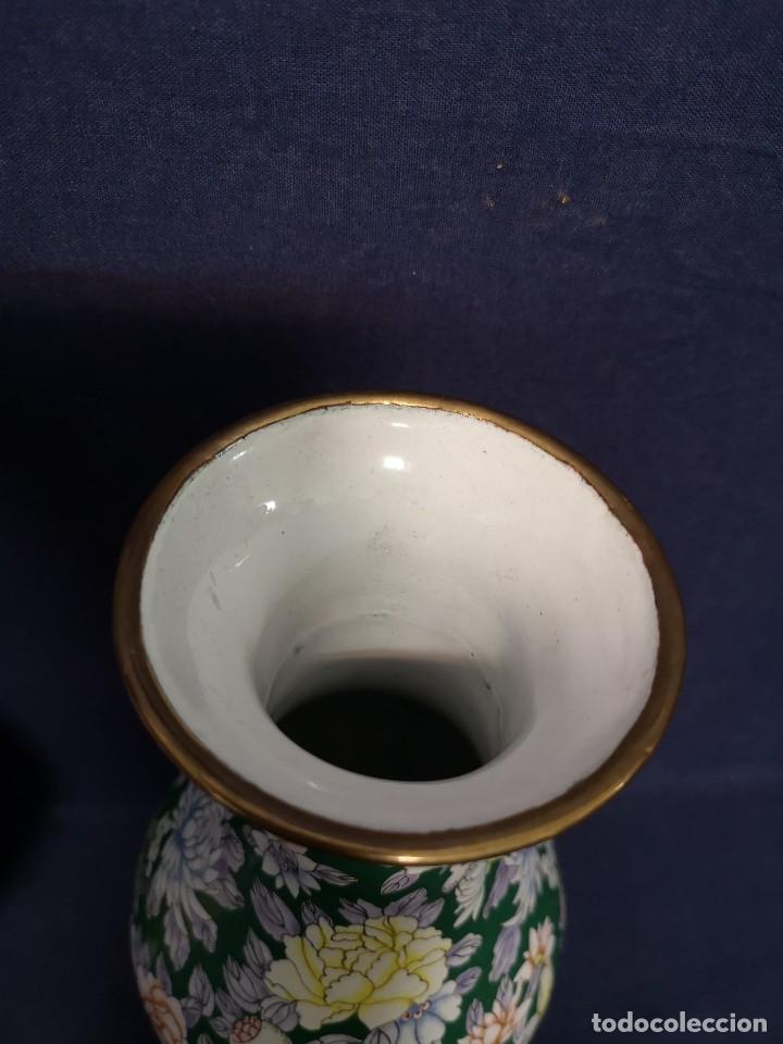 Arte: PAREJA JARRONES CHINOS EN ESMALTE - Foto 10