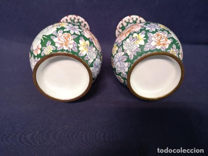 Arte: PAREJA JARRONES CHINOS EN ESMALTE - Foto 11