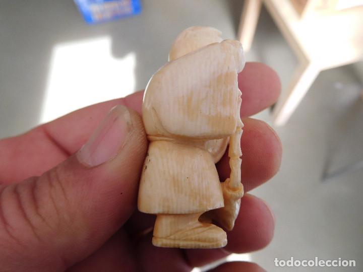 Arte: Netsuke de marfil antiguo - Foto 5