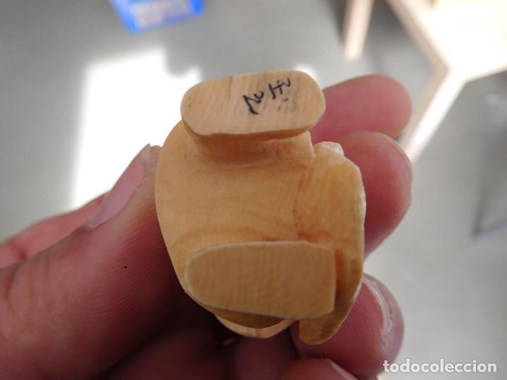 Arte: Netsuke de marfil antiguo - Foto 7