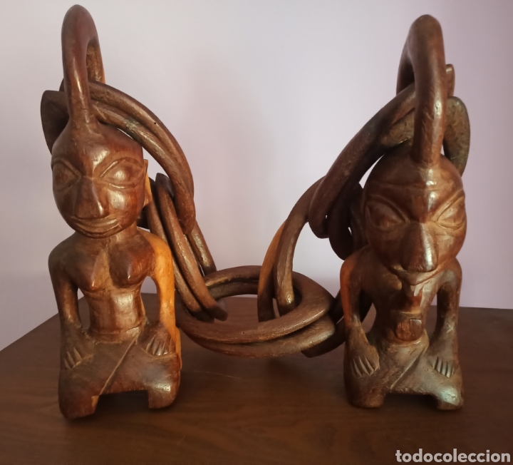 Arte: CURIOSA Y ORIGINAL TALLA EN MADERA - Foto 4